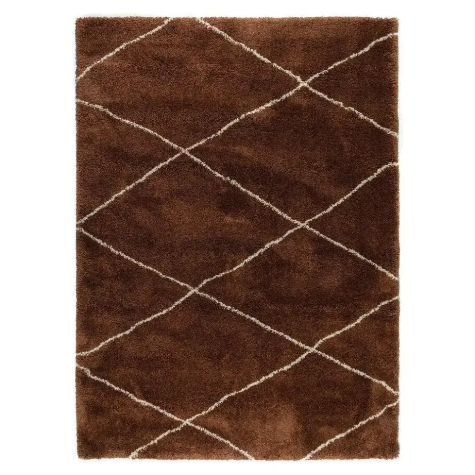 Interieur05 berber vloerkleed Nea roest/creme - 230 x 160 cm