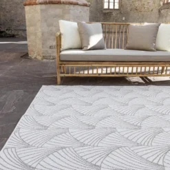 Interieur05 Buitenkleed Deco Bruin/Grijs - 230 x 160 cm