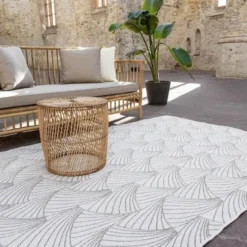 Interieur05 Buitenkleed Deco Bruin/Grijs - 230 x 160 cm