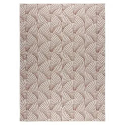 Interieur05 Buitenkleed Deco Roest/Wit - 340 x 240 cm