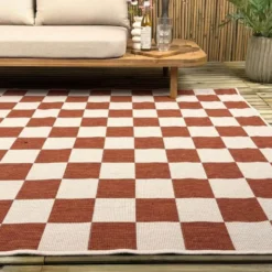 Interieur05 buitenkleed roest Level - 290 x 200 cm