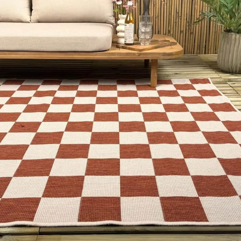 Interieur05 buitenkleed roest Level - 290 x 200 cm