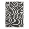 Interieur05 Buitenkleed Swirl Zwart - 340 x 240 cm