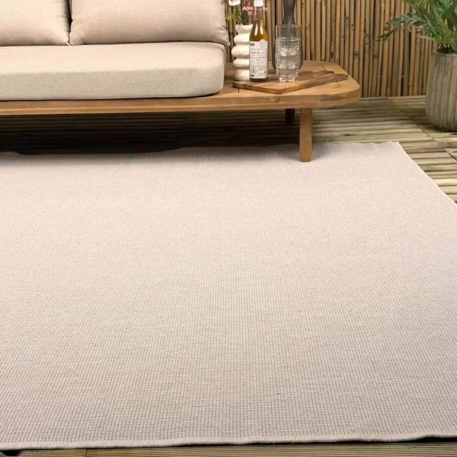 Interieur05 buitenkleed wit/naturel Tone - 230 x 160 cm