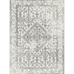 Interieur05 buitenkleed zwart/wit Nova - 230 x 160 cm