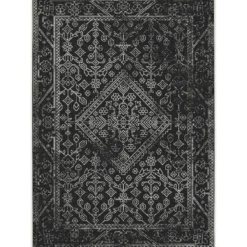 Interieur05 buitenkleed zwart/wit Nova - 340 x 240 cm