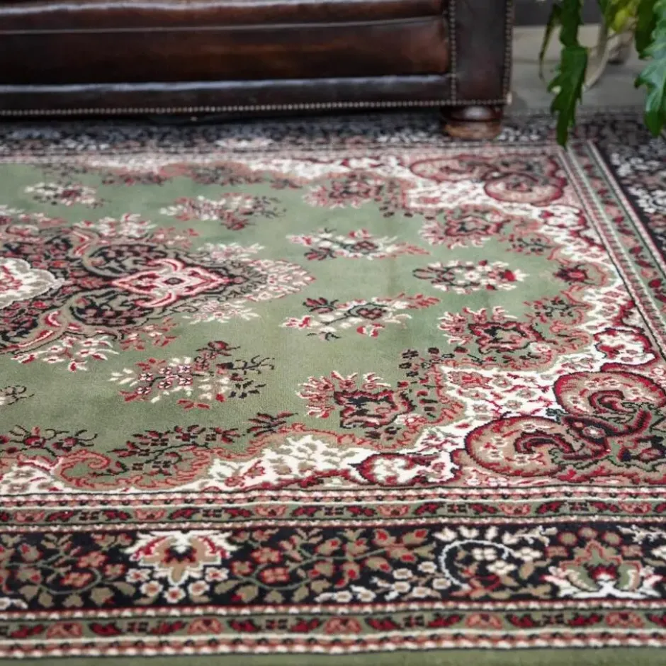 Interieur05 Eva Interior vintage Vloerkleed nain Perzisch Groen - 270 x 185 cm