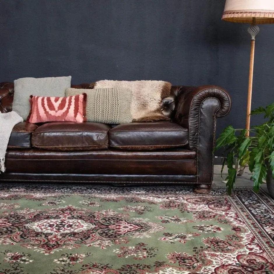 Interieur05 Eva Interior vintage Vloerkleed nain Perzisch Groen - 270 x 185 cm