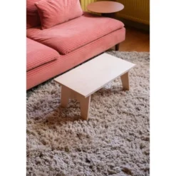 Interieur05 hoogpolig vloerkleed polyester Pilo groen/beige - 240 x 240 cm