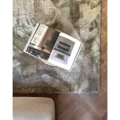 Interieur05 Hoogpolig vloerkleed Odelia Stone - 160 x 230 cm