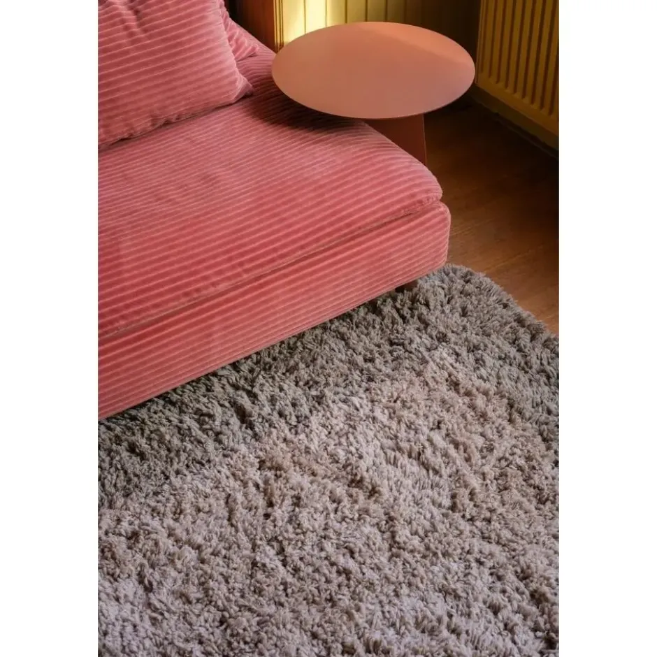 Interieur05 hoogpolig vloerkleed polyester Pilo groen/beige - 230 x 160 cm