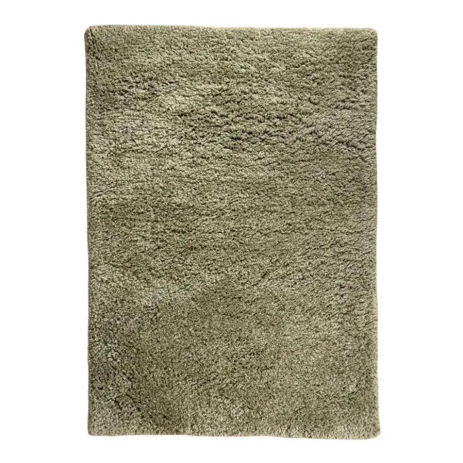 Interieur05 hoogpolig vloerkleed polyester Pilo groen - 340 x 240 cm