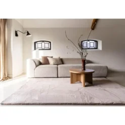 Interieur05 Hoogpolig Vloerkleed Lux Beige - 330 x 240 cm