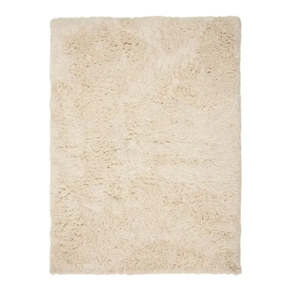 Interieur05 hoogpolig vloerkleed polyester Pilo ivoor/wit - 230 x 160 cm