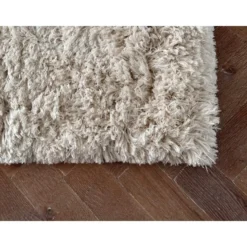Interieur05 hoogpolig vloerkleed polyester Pilo ivoor/wit - 230 x 160 cm