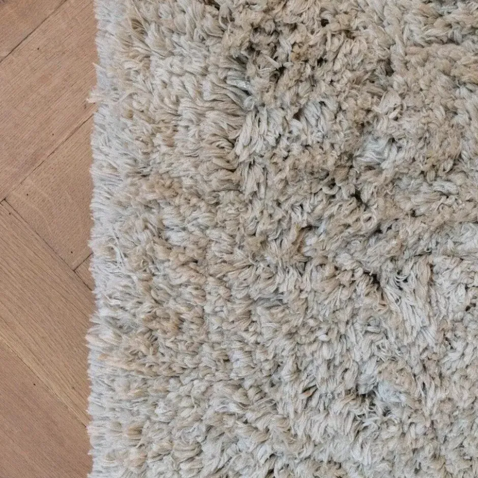 Interieur05 Hoogpolig Vloerkleed Polyester Pilo Beige - 150 x 80 cm