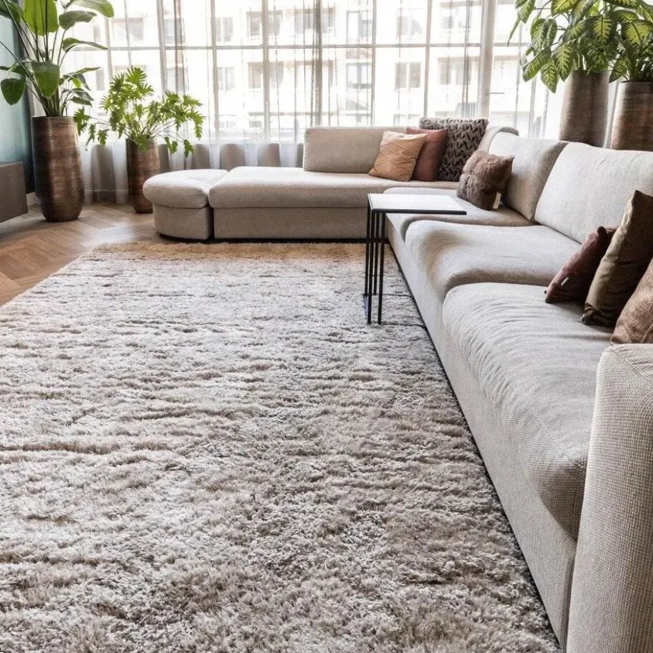 Interieur05 Hoogpolig vloerkleed Fender wit/creme - 340 x 240 cm