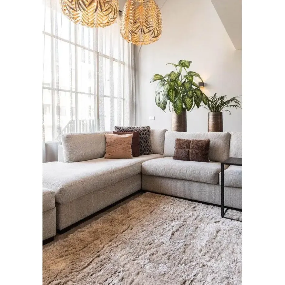 Interieur05 Hoogpolig vloerkleed Fender wit/creme - 340 x 240 cm