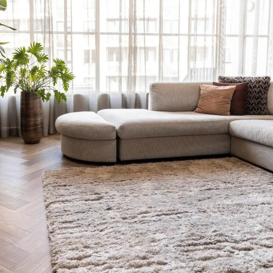 Interieur05 Hoogpolig vloerkleed Fender wit/creme - 340 x 240 cm