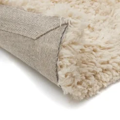 Interieur05 hoogpolig vloerkleed polyester Pilo ivoor/wit - 290 x 200 cm