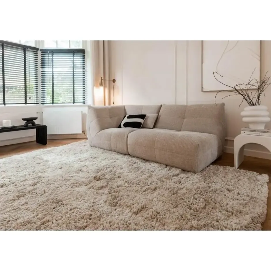Interieur05 Hoogpolig Vloerkleed Polyester Pilo Beige - 290 x 200 cm