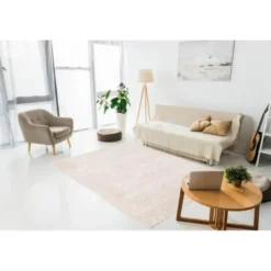 Interieur05 Hoogpolig vloerkleed Fender wit/creme - 290 x 200 cm