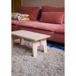 Interieur05 hoogpolig vloerkleed polyester Pilo beige/blauw - 230 x 160 cm