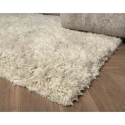 Interieur05 hoogpolig vloerkleed polyester Pilo ivoor/wit - 340 x 240 cm