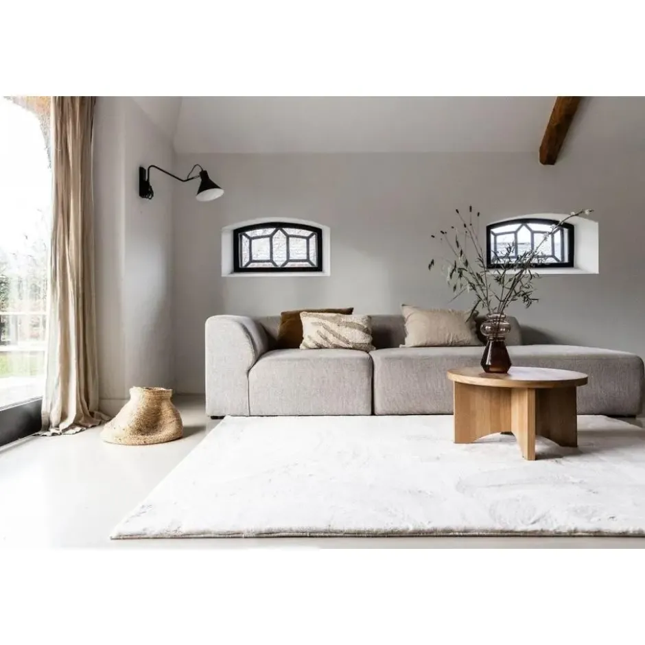 Interieur05 Hoogpolig Vloerkleed Lux Creme - 290 x 200 cm
