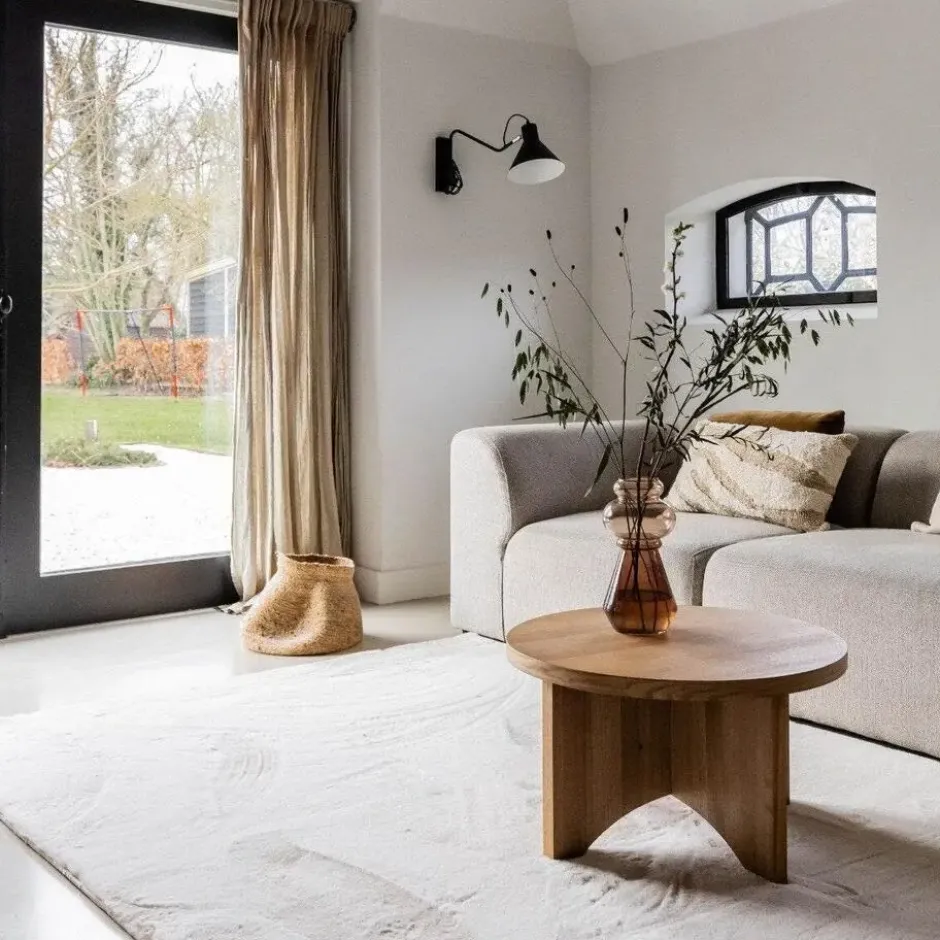 Interieur05 Hoogpolig Vloerkleed Lux Creme - 290 x 200 cm