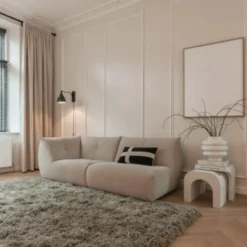 Interieur05 hoogpolig vloerkleed polyester Pilo groen - 290 x 200 cm