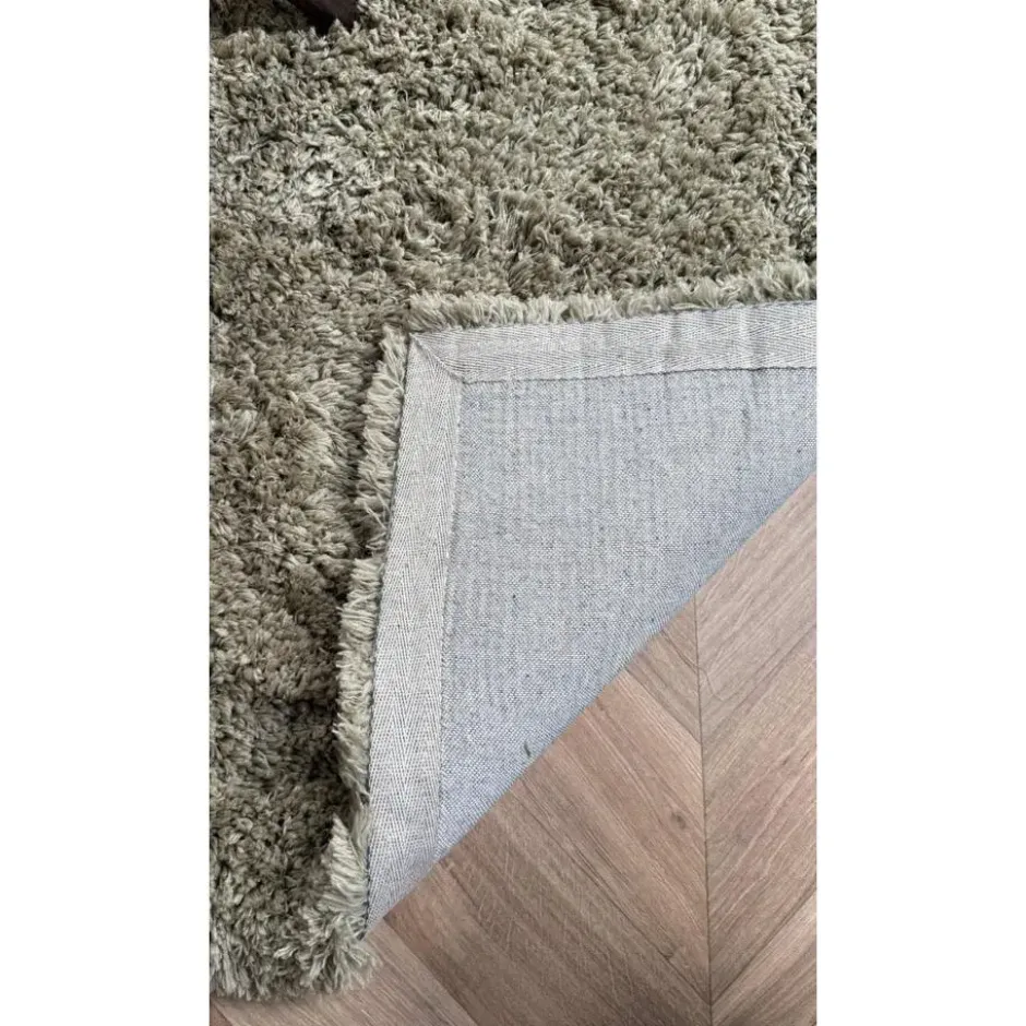 Interieur05 hoogpolig vloerkleed polyester Pilo groen - 290 x 200 cm
