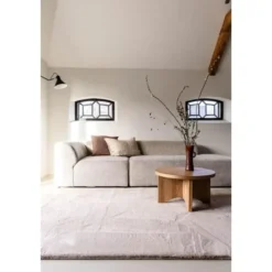 Interieur05 Hoogpolig Vloerkleed Lux Beige - 230 x 160 cm