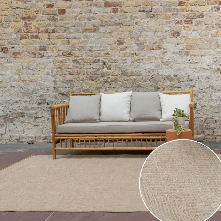 Interieur05 Jute Buitenkleed Naturel Lines - 230 x 160 cm