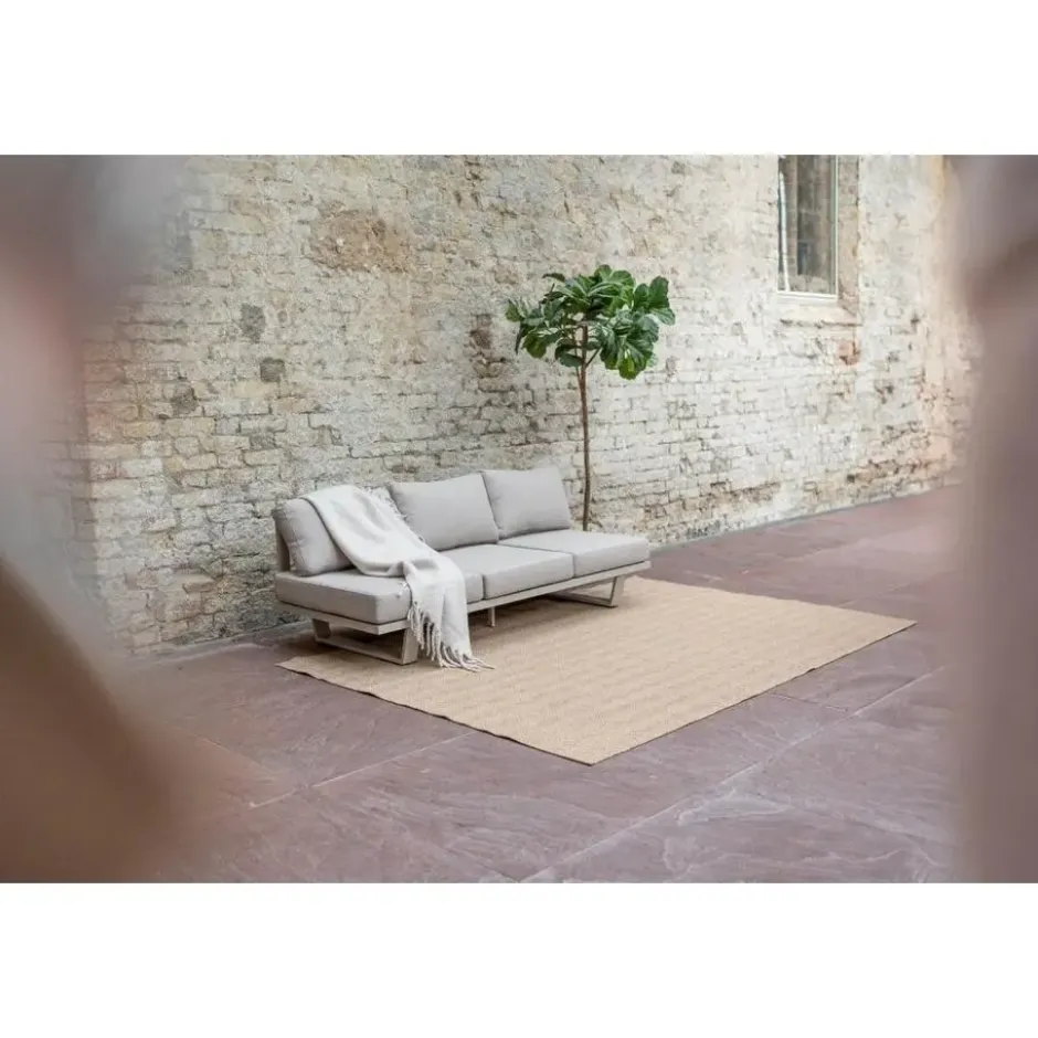 Interieur05 Jute buitenkleed naturel zigzag - 380 x 280 cm