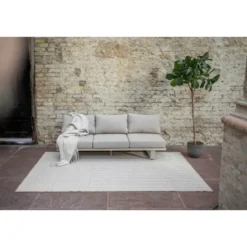 Interieur05 Jute buitenkleed naturel zigzag - 380 x 280 cm