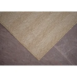 Interieur05 Jute buitenkleed naturel zigzag - 380 x 280 cm