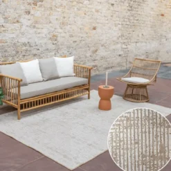Interieur05 Jute Buitenkleed Naturel Lines - 340 x 240 cm