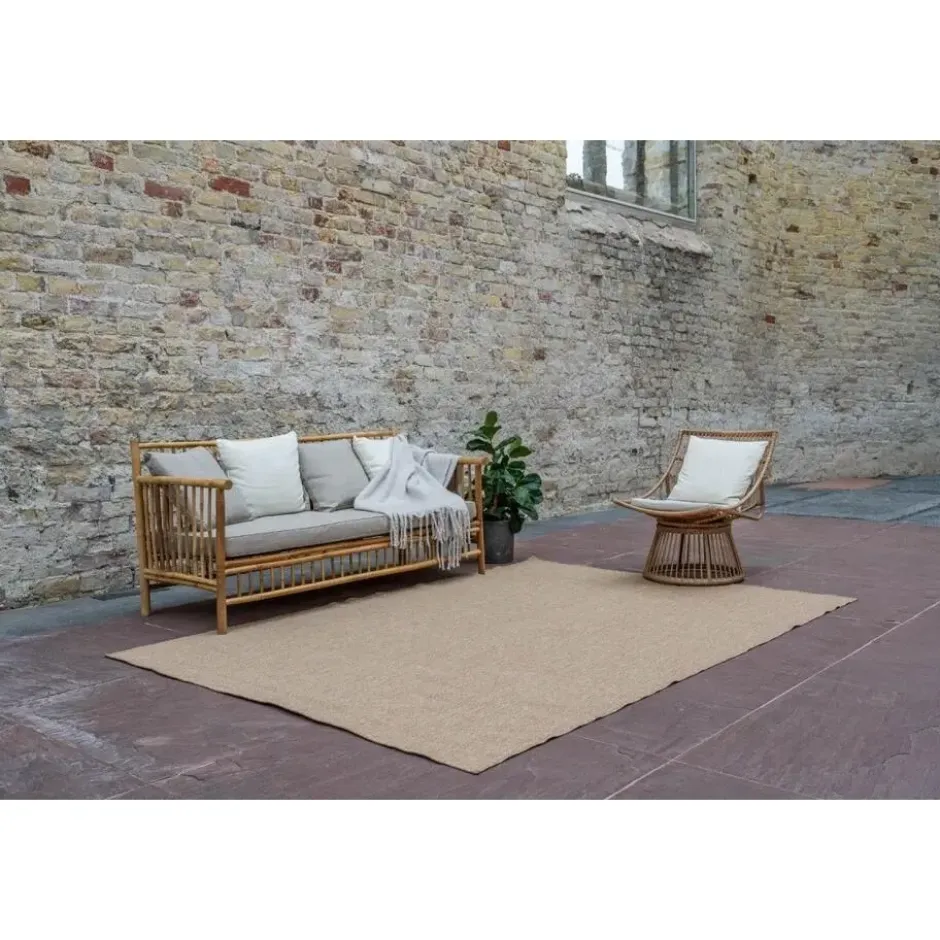 Interieur05 Jute buitenkleed naturel uni - 290 x 200 cm
