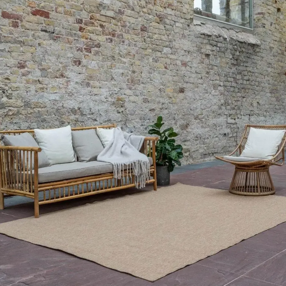 Interieur05 Jute buitenkleed naturel uni - 340 x 240 cm