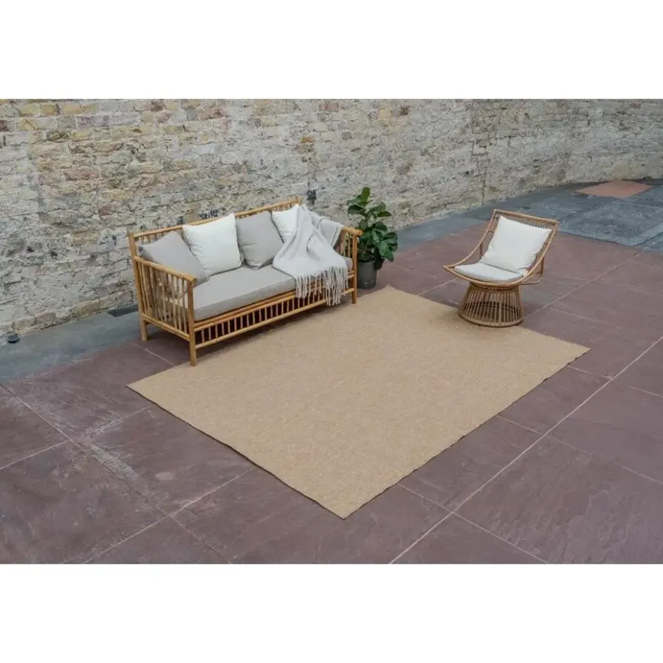 Interieur05 Jute buitenkleed naturel uni - 340 x 240 cm