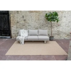 Interieur05 Jute buitenkleed naturel zigzag - 230 x 160 cm