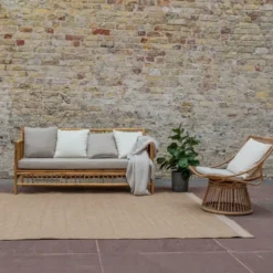 Interieur05 Jute buitenkleed naturel border - 230 x 160 cm