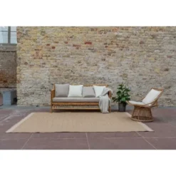Interieur05 Jute buitenkleed naturel border - 230 x 160 cm