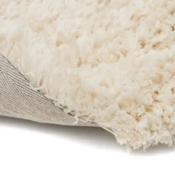 Interieur05 organisch hoogpolig vloerkleed polyester Pilo ivoor/wit - 230 x 1...