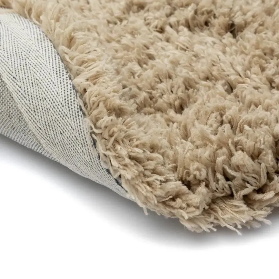 Interieur05 organisch hoogpolig vloerkleed polyester Pilo beige - 230 x 160 cm