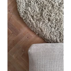 Interieur05 organisch hoogpolig vloerkleed polyester Pilo beige - 290 x 200 cm