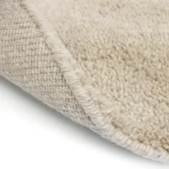 Interieur05 rond berber vloerkleed Nador lichtgrijs - 160 x 160 cm