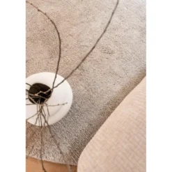 Interieur05 rond berber vloerkleed Nador zand - 160 x 160 cm