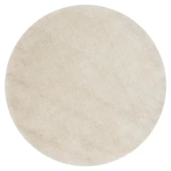 Interieur05 rond berber vloerkleed nador ivoor wit - 160 x 160 cm